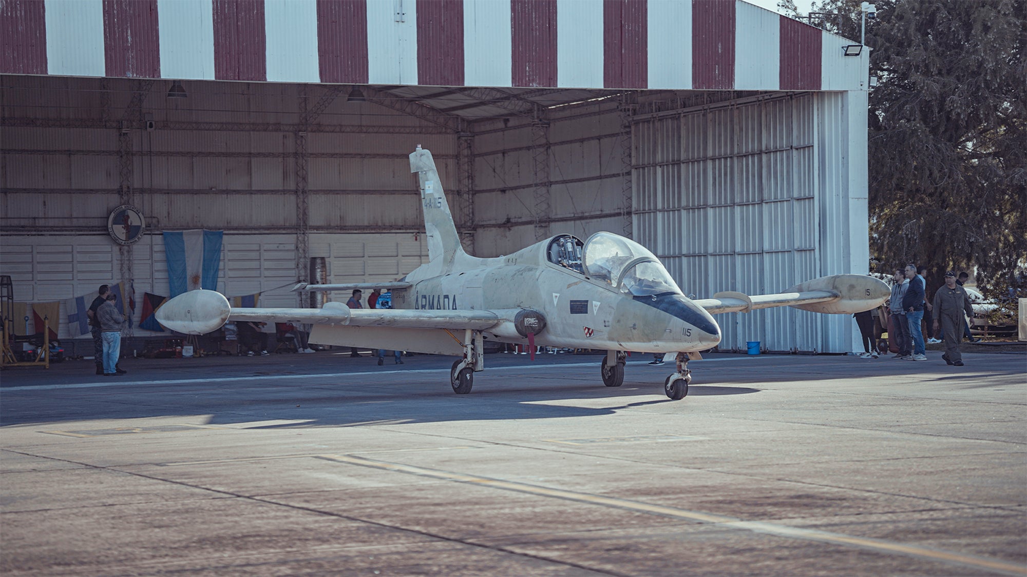 MB-339 operando en Malvinas