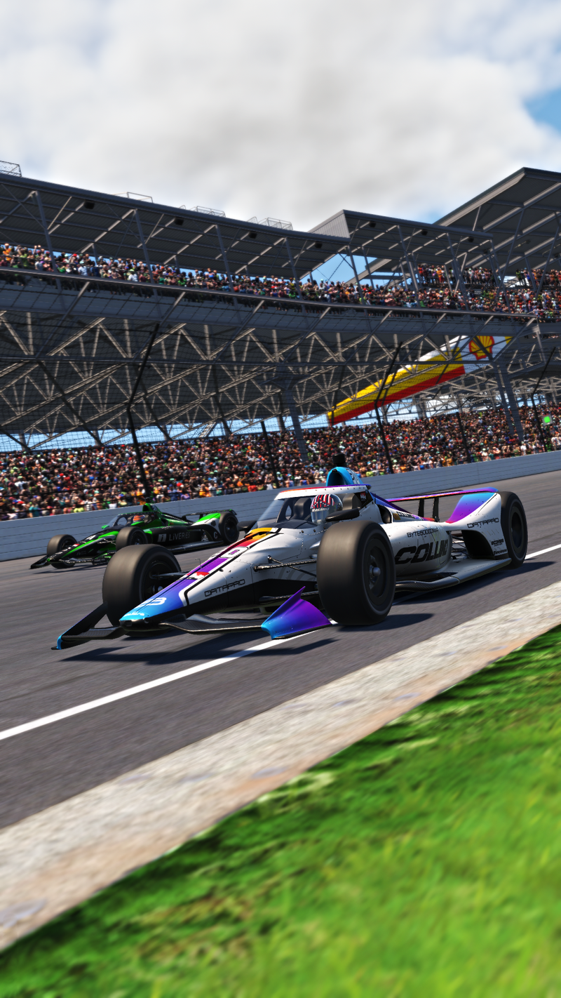 Byte.Collino clasificó a los Fastest 33 de la Indy 500 de iRacing y logró un destacado resultado en una de las competencias oval más importantes del simracing mundial.