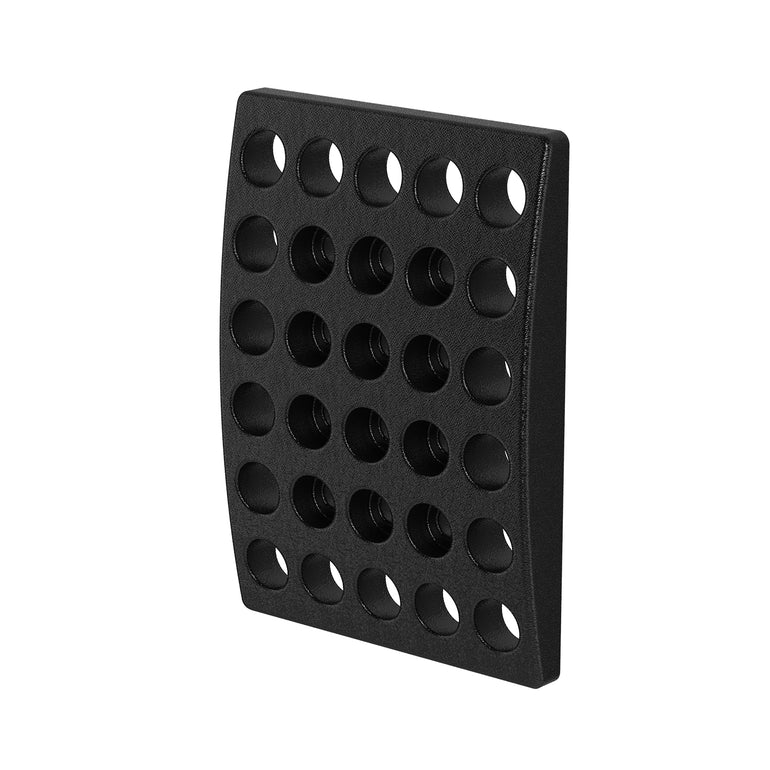 PAD CUBRE PEDAL DE ALUMINIO PERFORADO - ANCHO 72 MM.