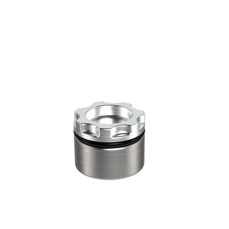 TAPON DE ACEITE ALUM. MECANIZ. CON HEMBRA ACERO