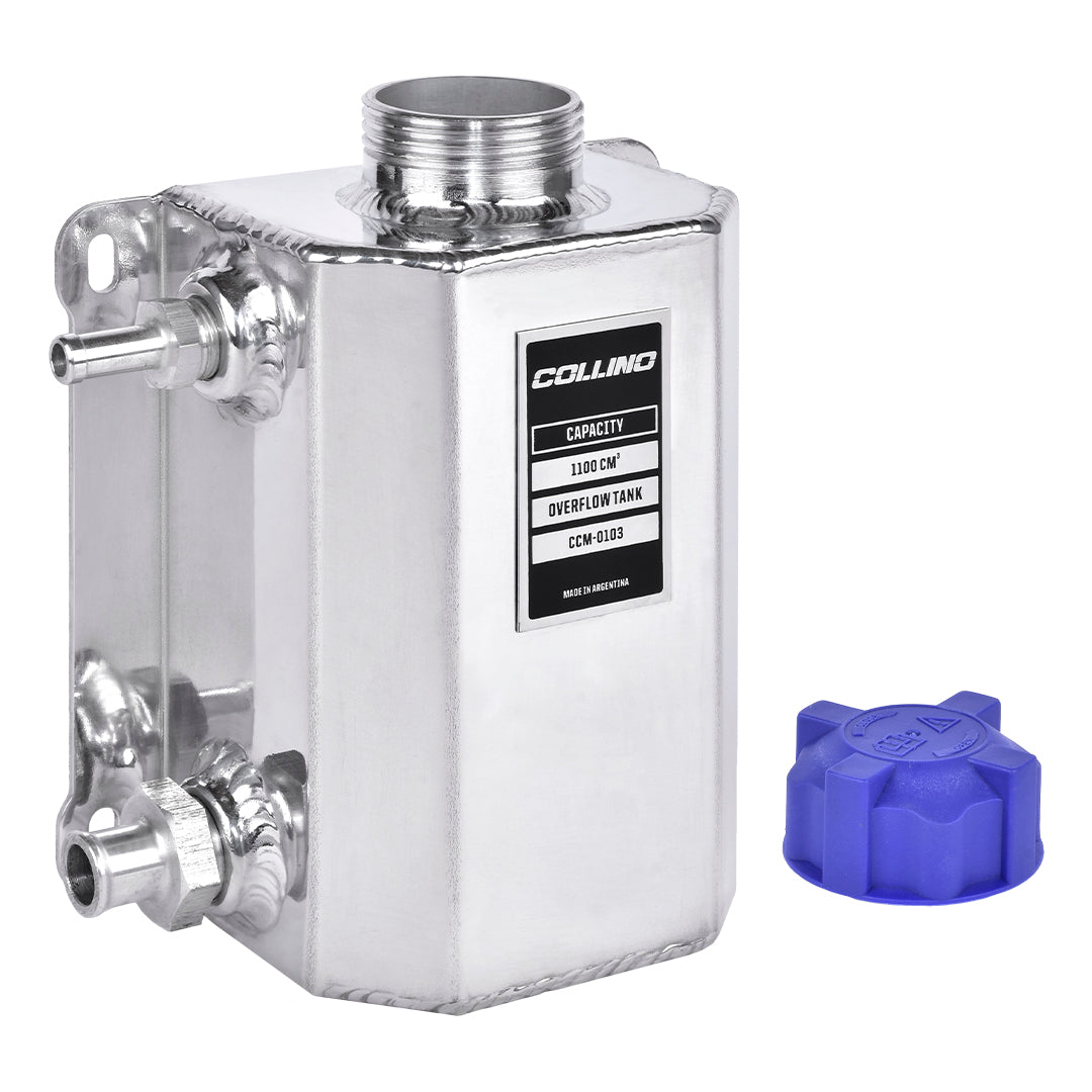 DEPOSITO DE AGUA LIQUIDO REFRIGERANTE PRISMATICO PULIDO - 1,1 LITRO