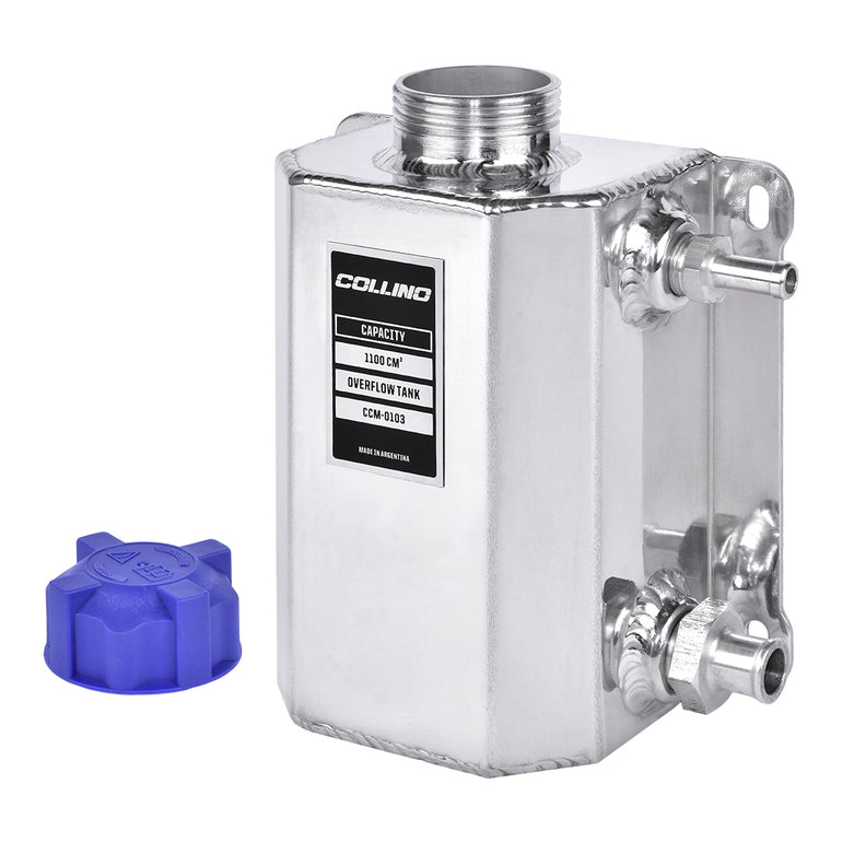 DEPOSITO DE AGUA LIQUIDO REFRIGERANTE PRISMATICO PULIDO - 1,1 LITRO