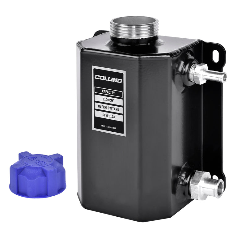 DEPOSITO DE AGUA LIQUIDO REFRIGERANTE PRISMATICO NEGRO - 1,1 LITRO