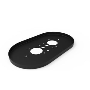 BASE INFERIOR FILTRO DE AIRE OVAL 285X163X65
