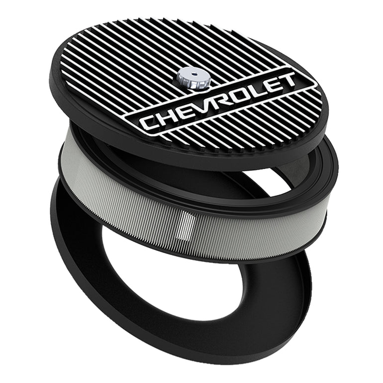 FILTRO DE AIRE CAST SERIES PARA CARBURADOR - LOGO CHEVROLET