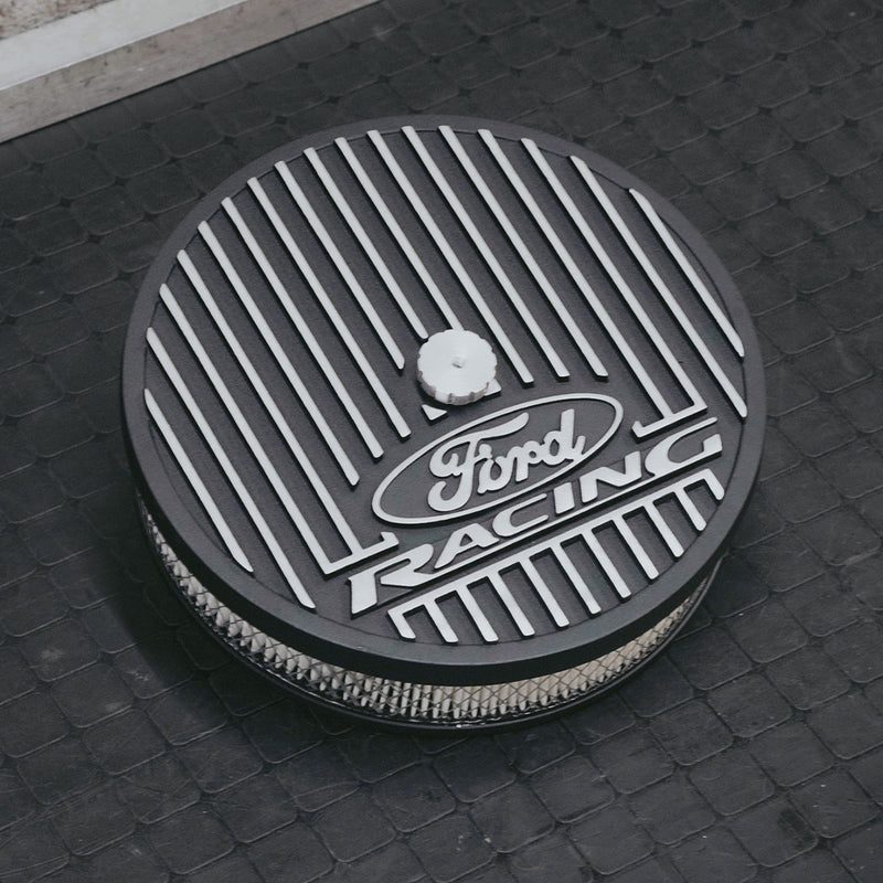 FILTRO DE AIRE CAST SERIES PARA CARBURADOR - LOGO FORD RACING - foto 1