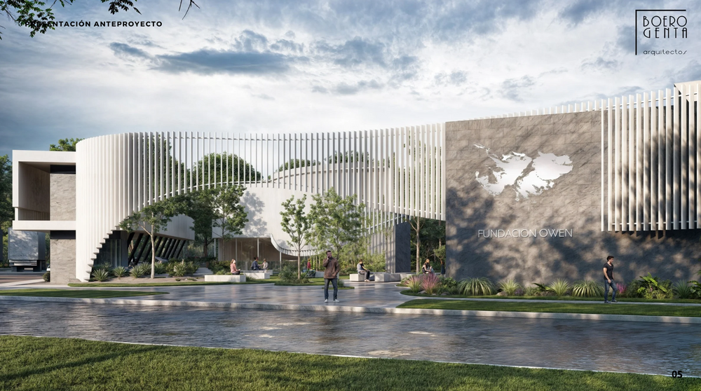 Render exterior del museo