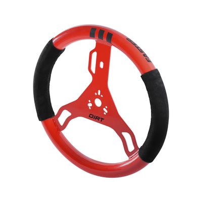 VOLANTE FASTER DIRT ROJO 330