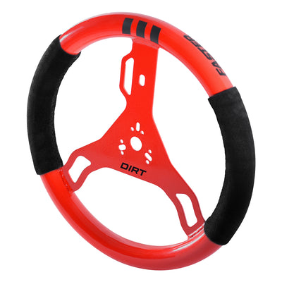 VOLANTE FASTER DIRT ROJO 330