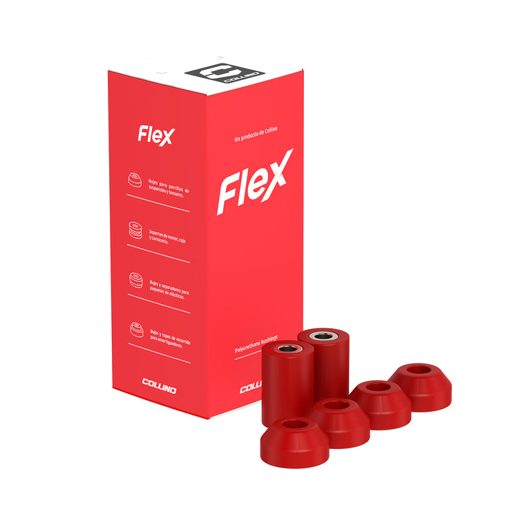 BUJES BRAZO ROTULA FIAT 1 128 147 ELASTOM. X 6 UN