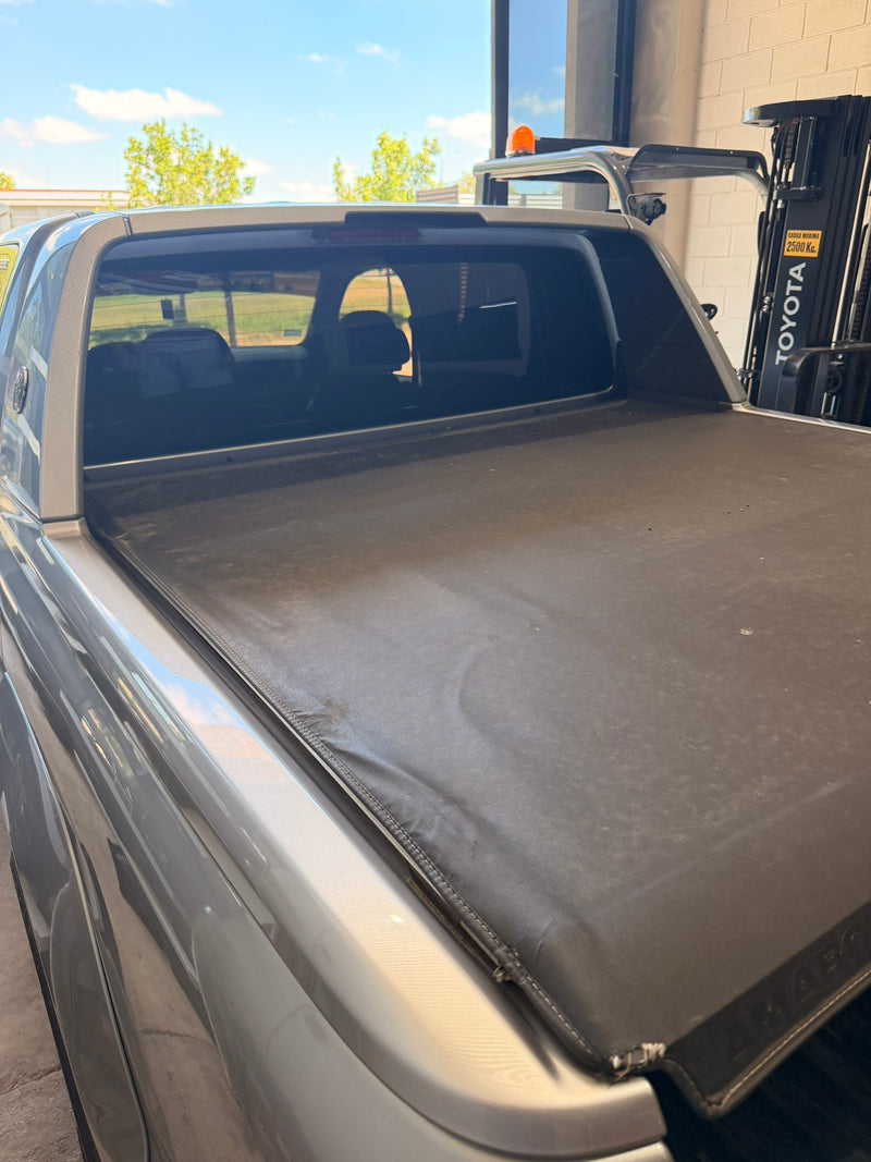 SOPORTE STARLINK MINI PARA PICK UP - INSTALACION BAJO TAPA DE LONA AMAROK RANGER HILUX - foto 2