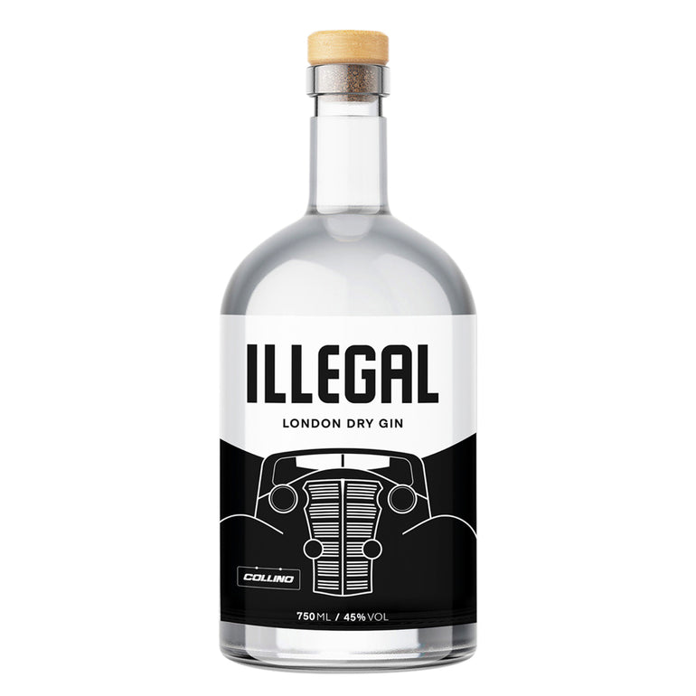 ILLEGAL LONDON DRY GIN X 750 ML