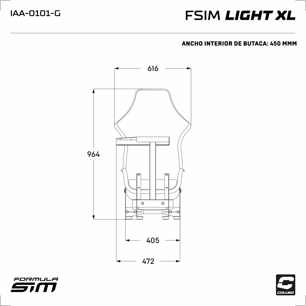 formula-sim-light-butaca-xl-iaa-0101-g