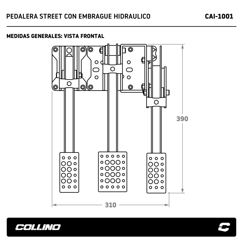 pedalera-street-con-embrague-hidraulico-cai-1001