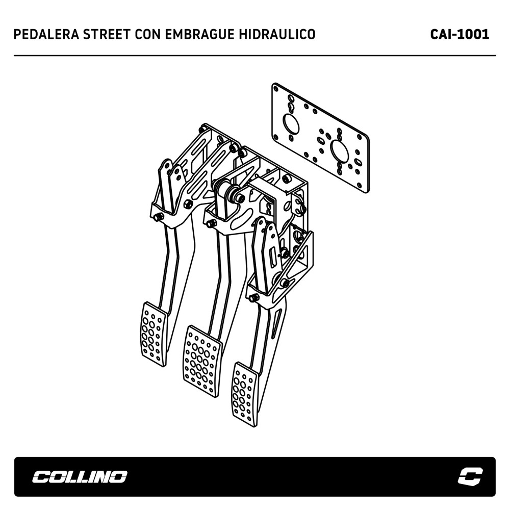 pedalera-street-con-embrague-hidraulico-cai-1001