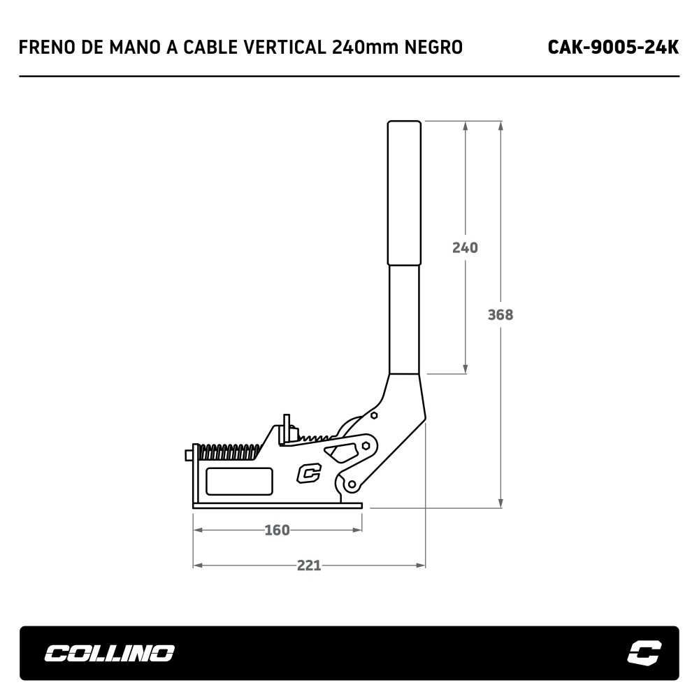 freno-de-mano-a-cable-vertical-240mm-negro-cak-9005-24k
